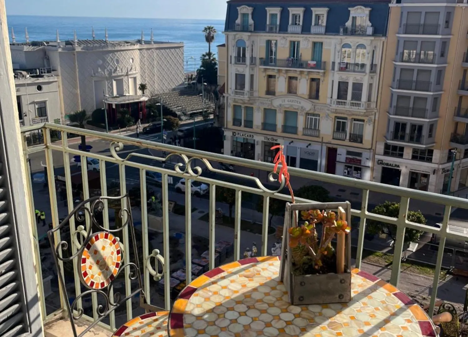 Menton Centre Vue Imprenable Sur Mer Et Jardin Bioves