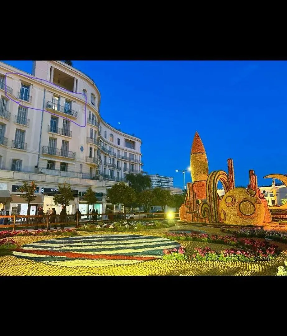 Menton Centre Vue Imprenable Sur Mer Et Jardin Bioves