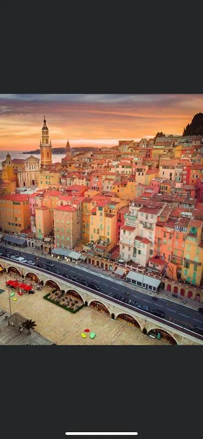 Menton Centre Vue Imprenable Sur Mer Et Jardin Bioves Apartment