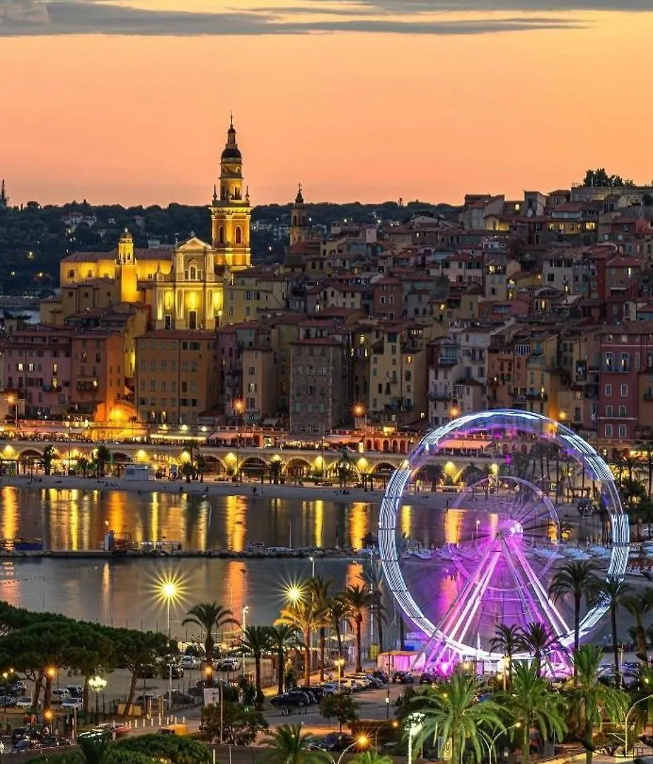 Menton Centre Vue Imprenable Sur Mer Et Jardin Bioves 0*,